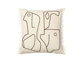 【ファームリビング/ferm LIVING / GOODS】のFigure Cushion / フィギュア クッション(オフホワイト / コーヒー) 人気、トレンドファッション・服の通販 founy(ファニー) 送料無料 Free Shipping オーガニック Organic Cotton クッション Cushion, Throw Pillow フリンジ Fringe, Tassel ホーム・キャンプ・アウトドア・お取り寄せ Home Living / Home & Lifestyle / Camping Gear / Outdoor Camping 家具・インテリア Home Furniture & Interior. Stylish & Functional Living Spaces その他 インテリア雑貨、家具 Home Decor & Furniture Extras |ID:prp329100003917478