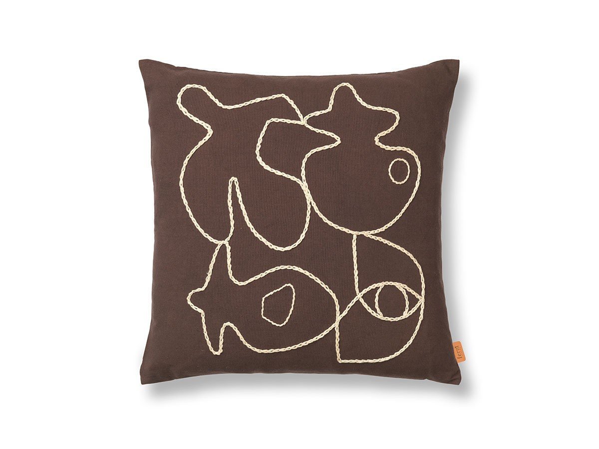 【ファームリビング/ferm LIVING / GOODS】のFigure Cushion / フィギュア クッション(コーヒー / サンド) 人気、トレンドファッション・服の通販 founy(ファニー) 　送料無料　Free Shipping　オーガニック　Organic　クッション　Cushion　ホーム・キャンプ・アウトドア・お取り寄せ　Home,Garden,Outdoor,Camping Gear　家具・インテリア　Furniture　その他 インテリア雑貨、家具　Furniture, Interior, Others　 other-1|ID: prp329100003917481 ipo3291000000025855245