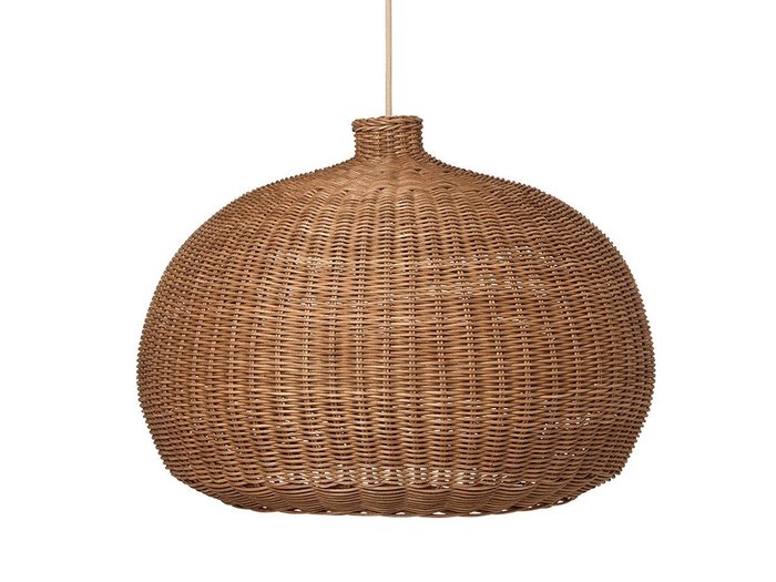 【ファームリビング/ferm LIVING / GOODS】のBraided Lampshade Belly / ブレイデッド ランプシェード ベリー インテリア・キッズ・メンズ・レディースファッション・服の通販 founy(ファニー) https://founy.com/ 送料無料 Free Shipping おすすめ Recommend シェイプ Shape ハンド Hand フォルム Form モダン Modern ラタン Rattan ホーム・キャンプ・アウトドア・お取り寄せ Home,Garden,Outdoor,Camping Gear 家具・インテリア Furniture ライト・照明 Lighting & Light Fixtures ペンダントライト Pendant Light |ID: prp329100003917492 ipo3291000000030192034