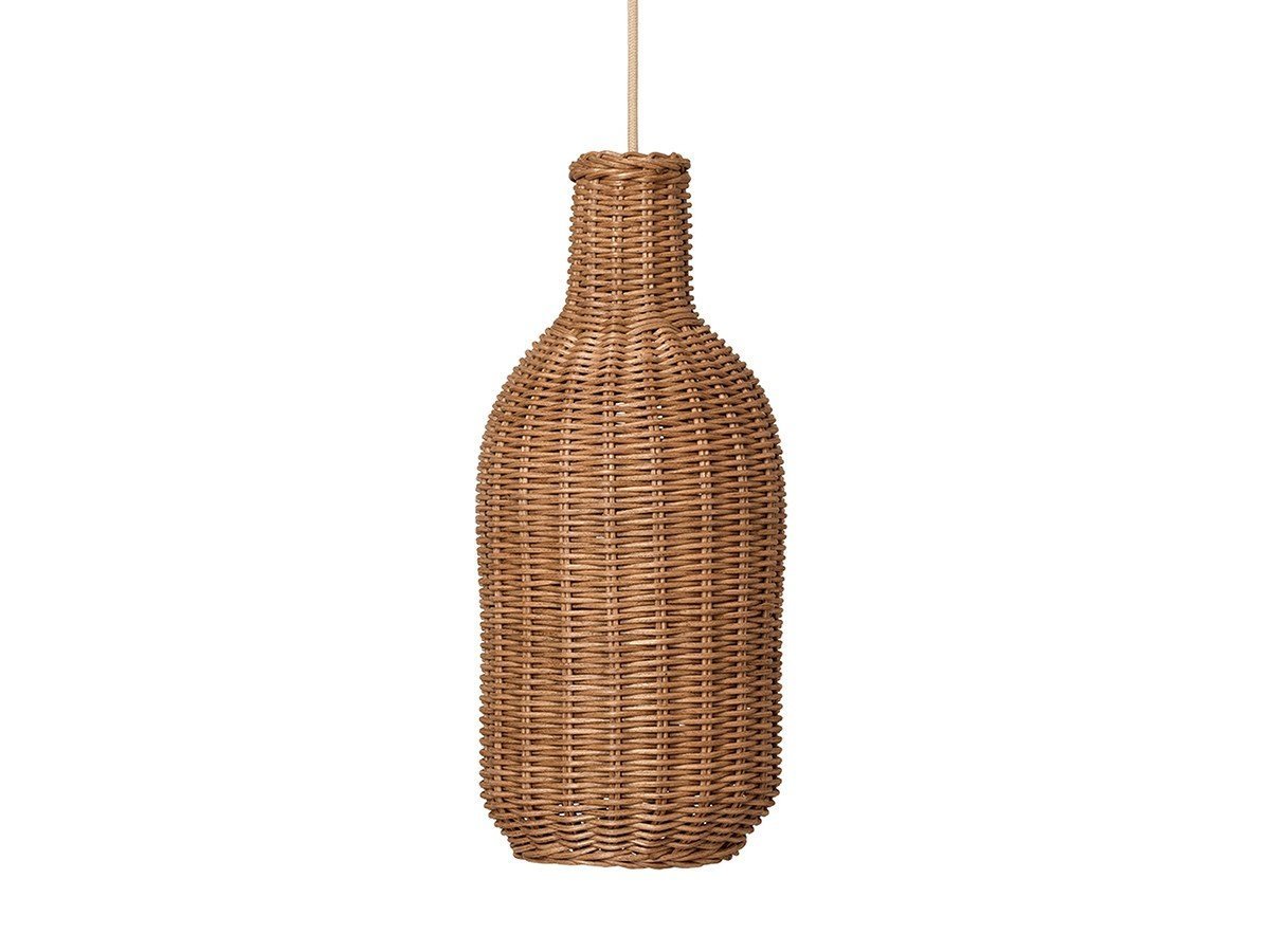 【ファームリビング/ferm LIVING / GOODS】のBraided Lampshade Bottle / ブレイデッド ランプシェード ボトル 人気、トレンドファッション・服の通販 founy(ファニー) 　送料無料　Free Shipping　シェイプ　Shape　ハンド　Hand　フォルム　Form　モダン　Modern　ラタン　Rattan　ホーム・キャンプ・アウトドア・お取り寄せ　Home,Garden,Outdoor,Camping Gear　家具・インテリア　Furniture　ライト・照明　Lighting & Light Fixtures　ペンダントライト　Pendant Light　 other-1|ID: prp329100003917493 ipo3291000000025855288