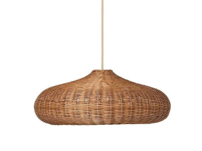 【ファームリビング/ferm LIVING / GOODS】のBraided Lampshade Disc / ブレイデッド ランプシェード ディスク インテリア・キッズ・メンズ・レディースファッション・服の通販 founy(ファニー) https://founy.com/ 送料無料 Free Shipping シェイプ Shape ハンド Hand フォルム Form モダン Modern ラタン Rattan ホーム・キャンプ・アウトドア・お取り寄せ Home,Garden,Outdoor,Camping Gear 家具・インテリア Furniture ライト・照明 Lighting & Light Fixtures ペンダントライト Pendant Light |ID: prp329100003917494 ipo3291000000030192064