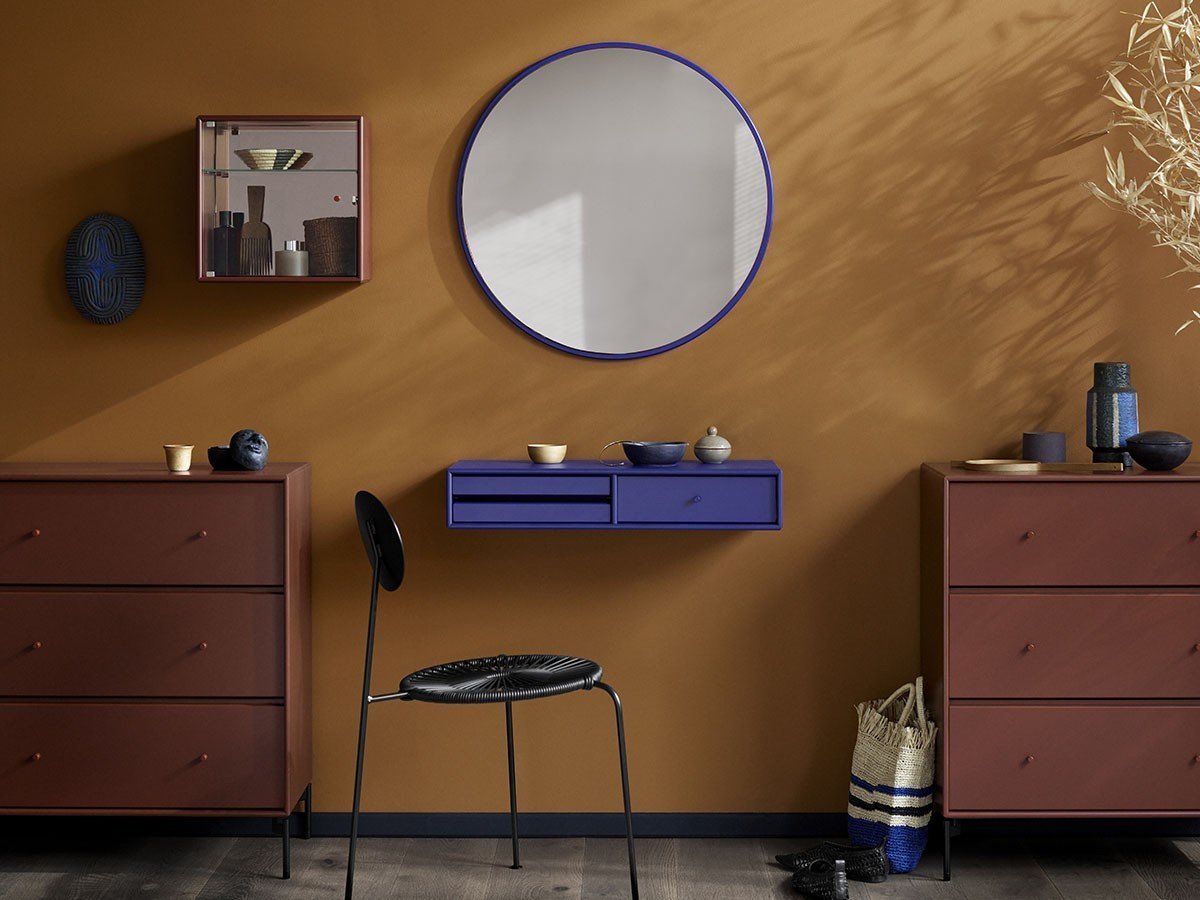 【モンタナ/Montana / GOODS】のColour Frame Mirror AROUND / カラーフレームミラー アラウンド インテリア・キッズ・メンズ・レディースファッション・服の通販 founy(ファニー) 　送料無料　Free Shipping　フィット　Fit, Slim Fit　フォルム　Silhouette, Form　フレーム　Frame, Outline　モダン　Modern, Contemporary　ホーム・キャンプ・アウトドア・お取り寄せ　Home Living / Home & Lifestyle / Camping Gear / Outdoor Camping　家具・インテリア　Home Furniture & Interior. Stylish & Functional Living Spaces　ミラー・ドレッサー　Mirrors & Dressers　壁掛けミラー・全身鏡・スタンドミラー　Wall Mirror　ホーム・キャンプ・アウトドア・お取り寄せ　Home Living / Home & Lifestyle / Camping Gear / Outdoor Camping　家具・インテリア　Home Furniture & Interior. Stylish & Functional Living Spaces　ミラー・ドレッサー　Mirrors & Dressers　ドレッサー・ミラー付き化粧台　Vanity Table for Bedroom　参考イメージ|ID: prp329100003927034 ipo3291000000035341623