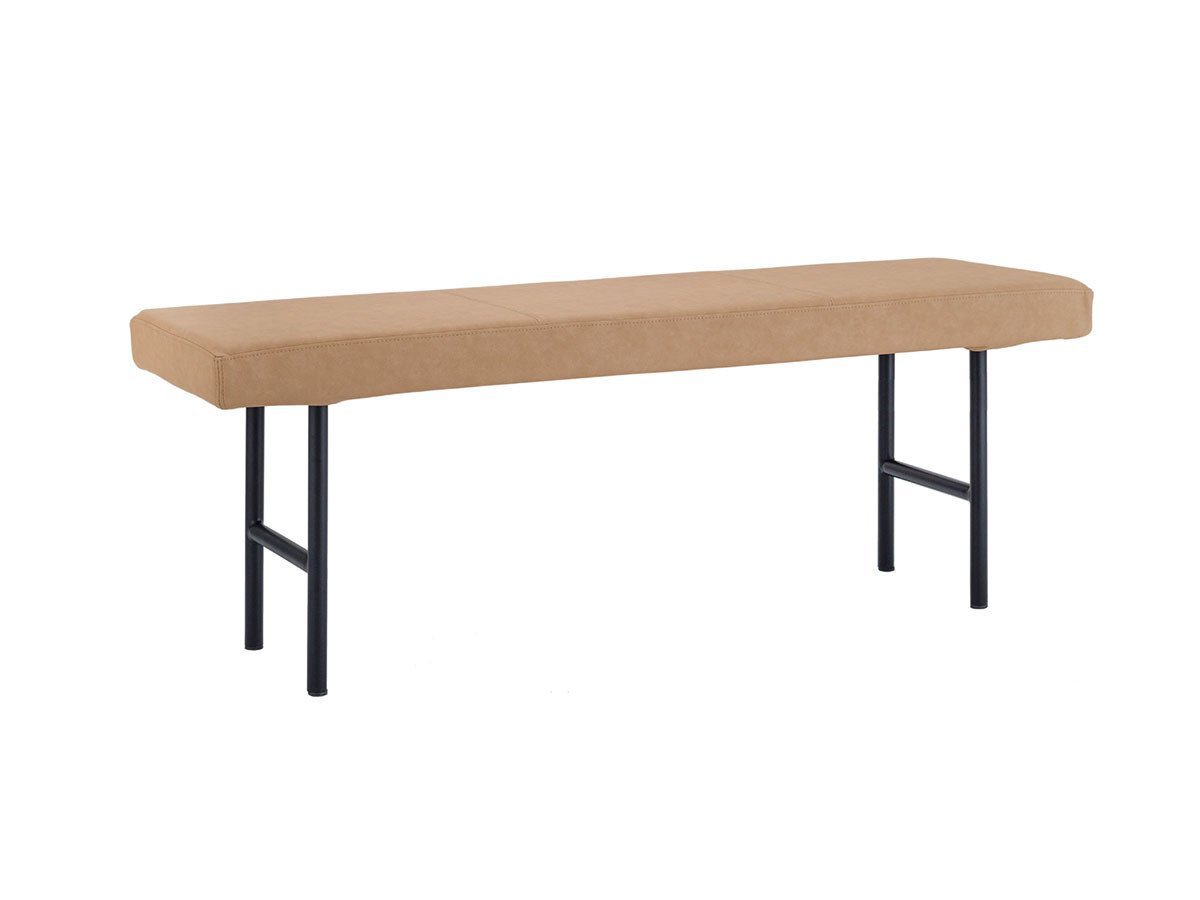 【モーダ エン カーサ/moda en casa / GOODS】のPIPA bench / ピパ ベンチ インテリア・キッズ・メンズ・レディースファッション・服の通販 founy(ファニー) 　クッション　Cushion　プレミアム　Premium　ホーム・キャンプ・アウトドア・お取り寄せ　Home,Garden,Outdoor,Camping Gear　家具・インテリア　Furniture　チェア・椅子　Chair　ベンチ・ダイニングベンチ　Bench/Dining Bench　張地:キャラメル(プレミアムPU)、サイズ:幅130cm|ID: prp329100003927975 ipo3291000000030187964