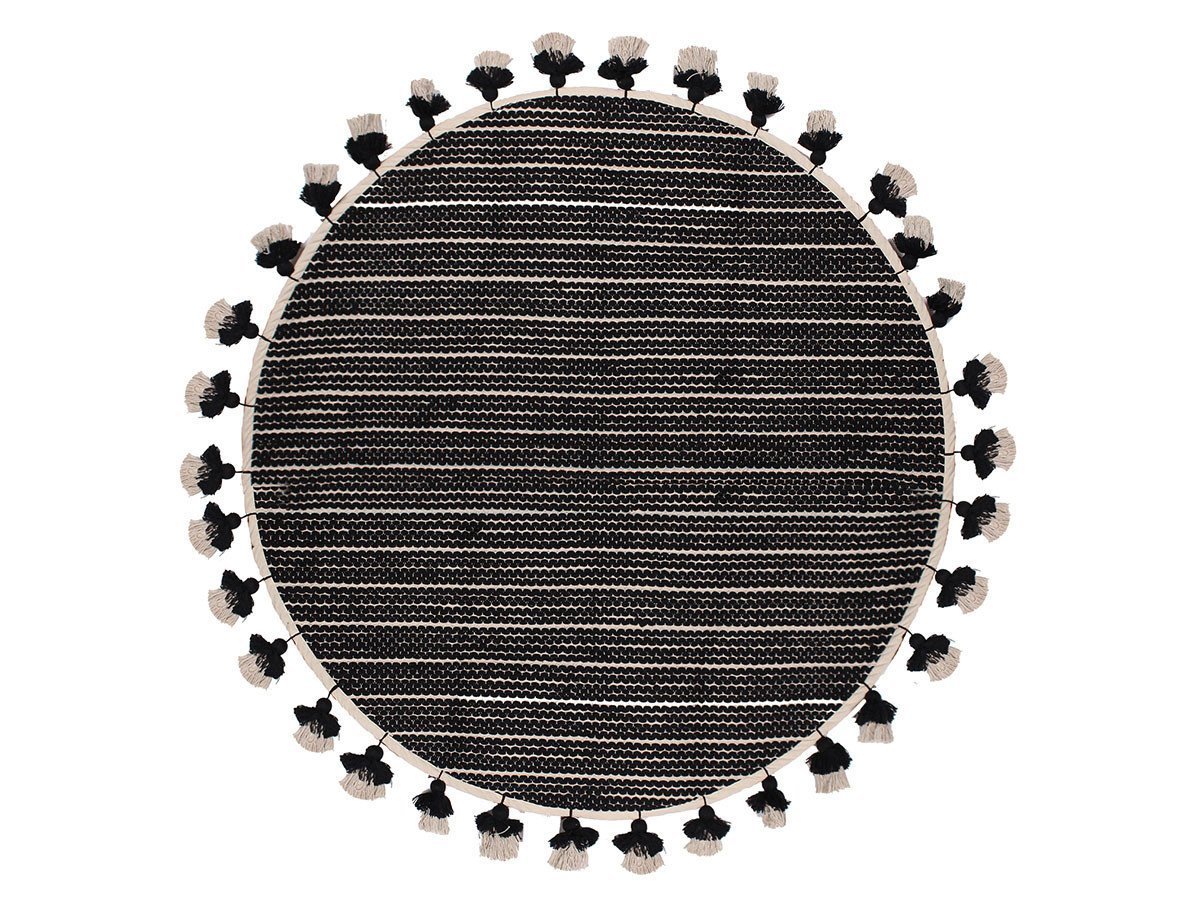 【アデペシュ/a.depeche / GOODS】のcotton rug 2155 circle / コットン ラグ 2155 サークル インテリア・キッズ・メンズ・レディースファッション・服の通販 founy(ファニー) 　送料無料　Free Shipping　エスニック　Ethnic Style　サークル　Circle, Round Design　フリンジ　Fringe, Tassel　モノトーン　Monotone, Black and White　冬　Winter / This Winter　夏　Summer　ホーム・キャンプ・アウトドア・お取り寄せ　Home Living / Home & Lifestyle / Camping Gear / Outdoor Camping　家具・インテリア　Home Furniture & Interior. Stylish & Functional Living Spaces　その他 インテリア雑貨、家具　Home Decor & Furniture Extras　-|ID: prp329100003936596 ipo3291000000030187618