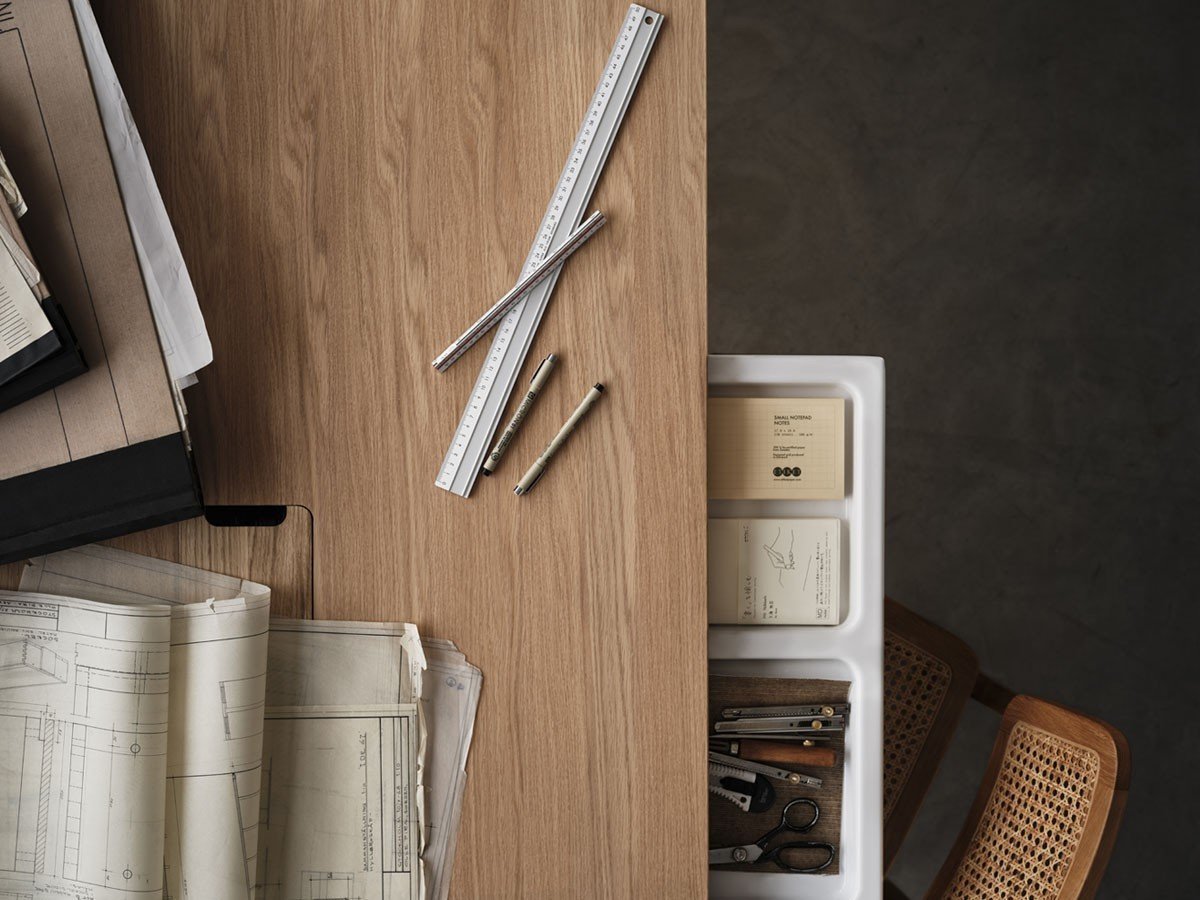 【ストリングファニチャー/String Furniture / GOODS】のWorks Work Desk / ワークス ワークデスク 幅160cm オーク天板 人気、トレンドファッション・服の通販 founy(ファニー) 　エレガント 上品　Elegant　テーブル　Table　デスク　Desk　リバーシブル　Reversible　ワーク　Work　ホーム・キャンプ・アウトドア・お取り寄せ　Home,Garden,Outdoor,Camping Gear　家具・インテリア　Home Furniture & Interior. Stylish & Functional Living Spaces　その他 インテリア雑貨、家具　Furniture, Interior, Others　other-4|ID: prp329100003938832 ipo3291000000031478278