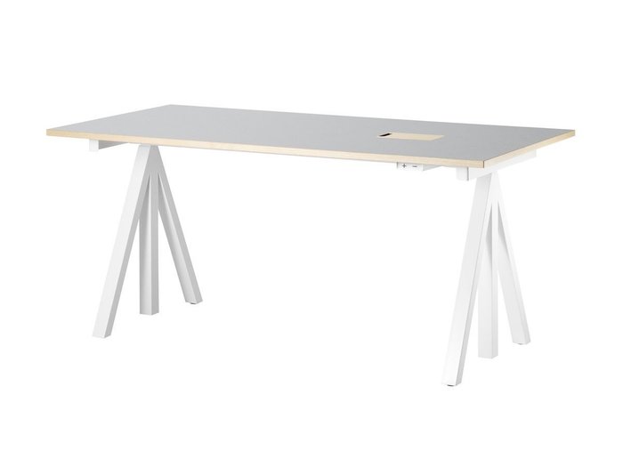 【ストリングファニチャー/String Furniture / GOODS】のWorks Sit-stand Desk / Electrical / ワークス 昇降式ワークデスク 幅160cm リノリウム天板 インテリア・キッズ・メンズ・レディースファッション・服の通販 founy(ファニー) https://founy.com/ エレガント 上品 Elegant テーブル Table デスク Desk リバーシブル Reversible ワーク Work ビジネス 仕事 通勤 Business ホーム・キャンプ・アウトドア・お取り寄せ Home,Garden,Outdoor,Camping Gear 家具・インテリア Home Furniture & Interior. Stylish & Functional Living Spaces その他 インテリア雑貨、家具 Furniture, Interior, Others |ID: prp329100003938843 ipo3291000000030185549