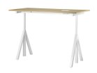 【ストリングファニチャー/String Furniture / GOODS】のWorks Sit-stand Desk / Electrical / ワークス 昇降式ワークデスク 幅160cm オーク天板 脚部カラー「ホワイト」参考イメージ|ID:prp329100003938845