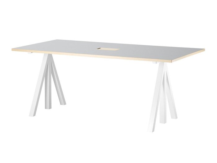【ストリングファニチャー/String Furniture / GOODS】のWorks Meeting Table / ワークス ミーティングテーブル リノリウム天板 インテリア・キッズ・メンズ・レディースファッション・服の通販 founy(ファニー) https://founy.com/ エレガント 上品 Elegant テーブル Table デスク Desk リバーシブル Reversible ホーム・キャンプ・アウトドア・お取り寄せ Home,Garden,Outdoor,Camping Gear 家具・インテリア Home Furniture & Interior. Stylish & Functional Living Spaces その他 インテリア雑貨、家具 Furniture, Interior, Others |ID: prp329100003938868 ipo3291000000030186445