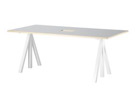 【ストリングファニチャー/String Furniture / GOODS】 Works Meeting Table / ワークス ミーティングテーブル リノリウム天板人気、トレンドファッション・服の通販 founy(ファニー) エレガント 上品 Elegant テーブル Table デスク Desk リバーシブル Reversible ホーム・キャンプ・アウトドア・お取り寄せ Home,Garden,Outdoor,Camping Gear 家具・インテリア Furniture その他 インテリア雑貨、家具 Furniture, Interior, Others |ID:prp329100003938868