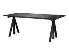 【ストリングファニチャー/String Furniture / GOODS】のWorks Meeting Table / ワークス ミーティングテーブル 天板ブラック、脚部ブラック、引出しの有無:なし|ID:prp329100003938870
