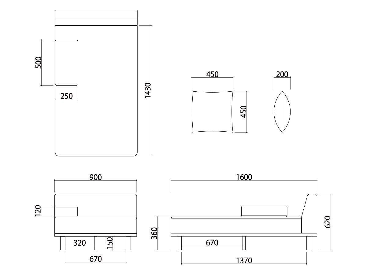 【フミ/Fumi / GOODS】のクッションでくつろぐソファ / クッションでくつろぐソファ セミワイド + ロング インテリア・キッズ・メンズ・レディースファッション・服の通販 founy(ファニー) 　クッション　Cushion, Throw Pillow　シンプル　Simple, Minimal　スマート　Smart, Elegant　ロング　Long, Long-Length　ワイド　Wide, Wide Fit　ワーク　Workwear, Utility Style　ホーム・キャンプ・アウトドア・お取り寄せ　Home Living / Home & Lifestyle / Camping Gear / Outdoor Camping　家具・インテリア　Home Furniture & Interior. Stylish & Functional Living Spaces　その他 インテリア雑貨、家具　Home Decor & Furniture Extras　寸法図(ロング)|ID: prp329100003942601 ipo3291000000036814131