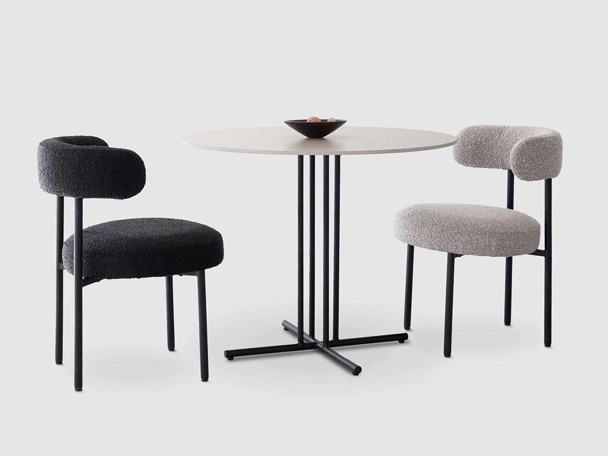 【モーダ エン カーサ/moda en casa / GOODS】のVERONA table / ヴェロナ テーブル インテリア・キッズ・メンズ・レディースファッション・服の通販 founy(ファニー) 　シンプル　Simple　スリム　Slim　テーブル　Table　メタル　Metal　ラウンド　Round　ホーム・キャンプ・アウトドア・お取り寄せ　Home,Garden,Outdoor,Camping Gear　家具・インテリア　Furniture　テーブル　Table　ダイニングテーブル　Dining Table　アプリコットベージュ、サイズ:直径90cm|ID: prp329100003996400 ipo3291000000031648519