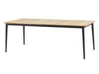 【ケインライン/Cane-line / GOODS】のCore Dining Table 210 / コア ダイニングテーブル 210 人気、トレンドファッション・服の通販 founy(ファニー) アウトドア Outdoor オイル Oil シルバー Silver テーブル Table フォルム Form |ID:prp329100003999764