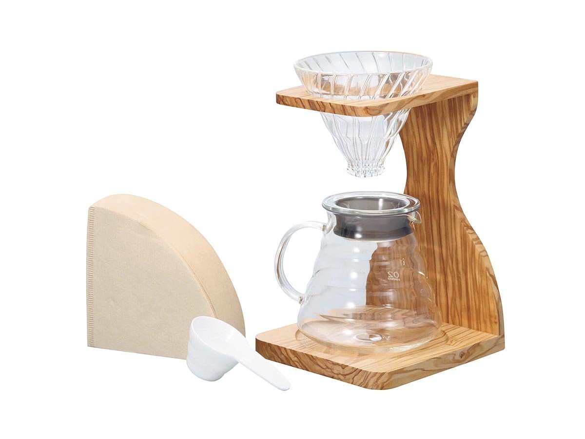 【ハリオ/HARIO Lampwork Factory / GOODS】のOLIVE WOOD STAND SET / オリーブウッド スタンドセット 人気、トレンドファッション・服の通販 founy(ファニー) 　送料無料　Free Shipping　ウッド　Wooden Design　シェイプ　Shape, Slim Fit　スタンド　Stand Collar, Upright Stand　テーブル　Table, Dining Table　ハンド　Hand, Handmade　other-2|ID: prp329100004001723 ipo3291000000031476723