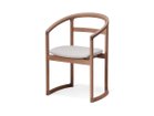 【平田椅子製作所/Hirata Chair / GOODS】のNUAN / ニュアン 張地:メリット by Maharam 001、フレーム:レッドオーク(マッドブラウン)|ID:prp329100004002794