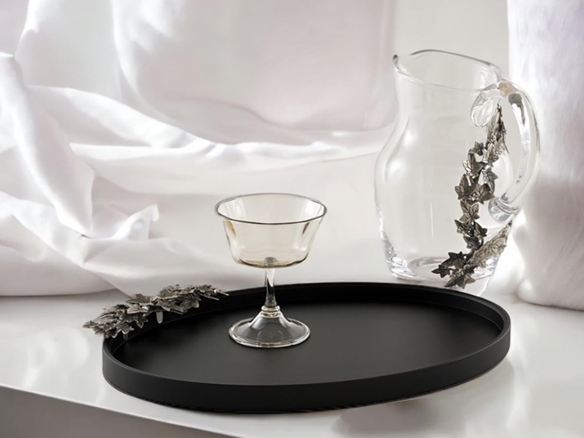 【アトリエ ジュンコ/Atelier Junko / GOODS】のIvy Wood Tray Oval / アイビー ウッドトレー オーバル(シングル) 人気、トレンドファッション・服の通販 founy(ファニー) 　送料無料　Free Shipping　アイビー　Ivy　ウッド　Wood　オーバル　Oval　ハンド　Hand　モチーフ　Motif　ホーム・キャンプ・アウトドア・お取り寄せ　Home,Garden,Outdoor,Camping Gear　キッチン・ダイニング　Kitchen Dining　キッチン収納　Kitchen　other-3|ID: prp329100004002806 ipo3291000000031476531