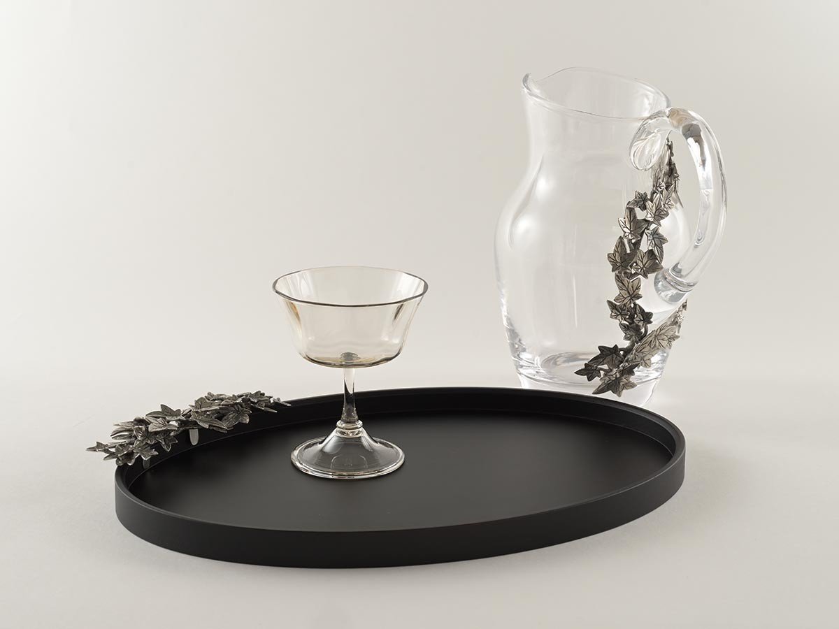 【アトリエ ジュンコ/Atelier Junko / GOODS】のIvy Wood Tray Oval / アイビー ウッドトレー オーバル(シングル) 人気、トレンドファッション・服の通販 founy(ファニー) 　送料無料　Free Shipping　アイビー　Ivy　ウッド　Wood　オーバル　Oval　ハンド　Hand　モチーフ　Motif　ホーム・キャンプ・アウトドア・お取り寄せ　Home,Garden,Outdoor,Camping Gear　キッチン・ダイニング　Kitchen Dining　キッチン収納　Kitchen　other-5|ID: prp329100004002806 ipo3291000000031476533