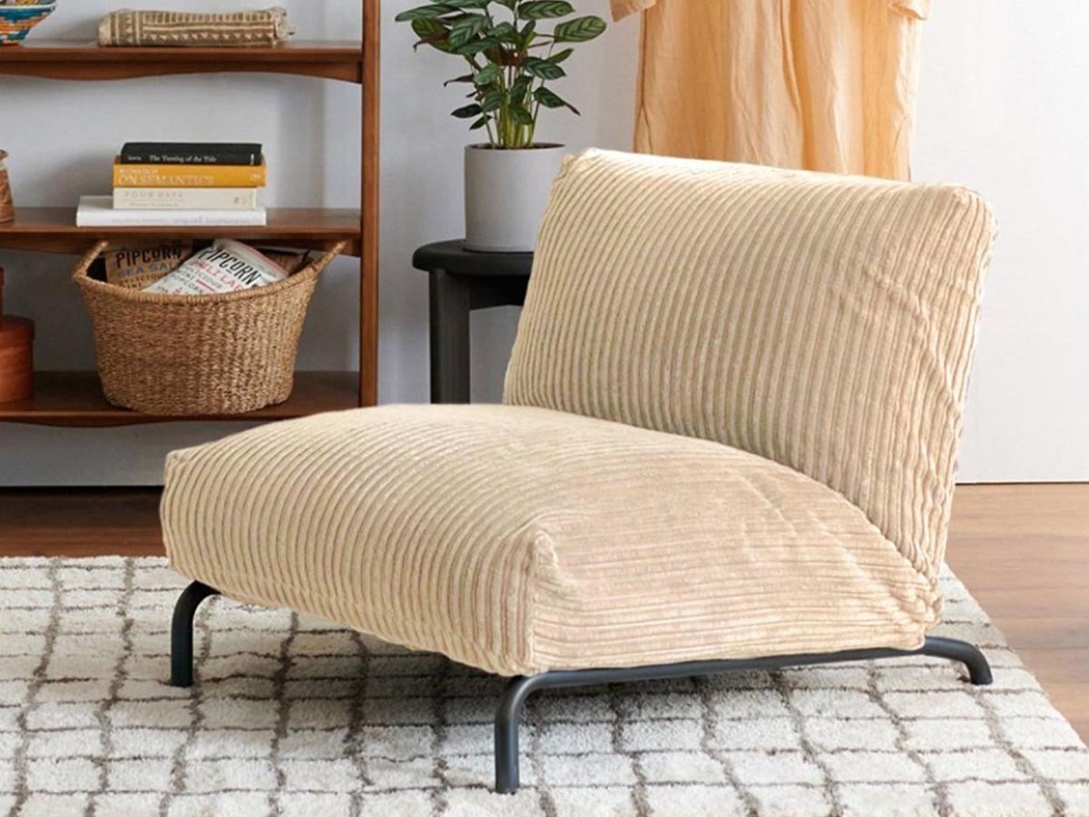 【ジャーナルスタンダード ファニチャー/journal standard Furniture / GOODS】のRODEZ CHAIR 1P / ロデチェア 1人掛け コーデュロイ インテリア・キッズ・メンズ・レディースファッション・服の通販 founy(ファニー) 　コンパクト　Compact　コーデュロイ　Corduroy　フォーム　Form　フラット　Flat　ヴィンテージ　Vintage　ホーム・キャンプ・アウトドア・お取り寄せ　Home,Garden,Outdoor,Camping Gear　家具・インテリア　Furniture　その他 インテリア雑貨、家具　Furniture, Interior, Others　ナチュラル|ID: prp329100004021759 ipo3291000000026677452