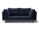 【マスターウォール/MASTERWAL / GOODS】のDANISH GRANDE SOFA / デニッシュ グランデ ソファ ダブルアーム 2シーター195 張地:ペロンダ ネイビー(ファブリック3)、フレーム:ウォールナット|ID: prp329100004021779 ipo3291000000030174183