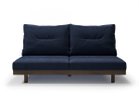 【マスターウォール/MASTERWAL / GOODS】のDANISH GRANDE SOFA / デニッシュ グランデ ソファ 2シーター160 張地:ペロンダ ネイビー(ファブリック3)、フレーム:ウォールナット|ID: prp329100004021787 ipo3291000000030174247