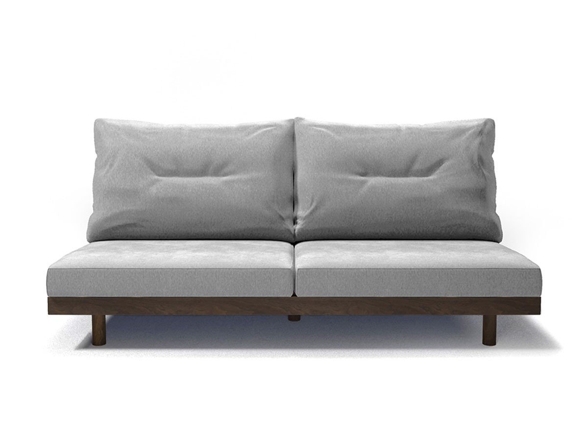 【マスターウォール/MASTERWAL / GOODS】のDANISH GRANDE SOFA / デニッシュ グランデ ソファ 3シーター180 インテリア・キッズ・メンズ・レディースファッション・服の通販 founy(ファニー) 　クッション　Cushion　フェザー　Feather　ホーム・キャンプ・アウトドア・お取り寄せ　Home,Garden,Outdoor,Camping Gear　家具・インテリア　Furniture　ソファー　Sofa　張地:フロールス シルバー(ファブリック3)、フレーム:ウォールナット|ID: prp329100004021789 ipo3291000000030174257