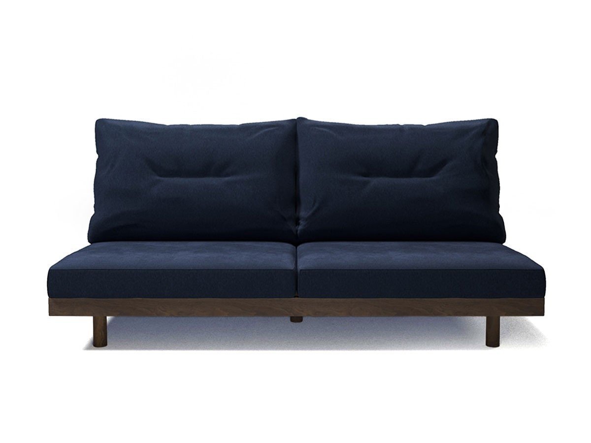 【マスターウォール/MASTERWAL / GOODS】のDANISH GRANDE SOFA / デニッシュ グランデ ソファ 3シーター180 インテリア・キッズ・メンズ・レディースファッション・服の通販 founy(ファニー) 　クッション　Cushion　フェザー　Feather　ホーム・キャンプ・アウトドア・お取り寄せ　Home,Garden,Outdoor,Camping Gear　家具・インテリア　Furniture　ソファー　Sofa　張地:ペロンダ ネイビー(ファブリック3)、フレーム:ウォールナット|ID: prp329100004021789 ipo3291000000030174258