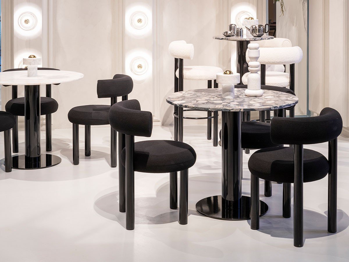 【トム ディクソン/Tom Dixon / GOODS】のTube Base + Pebble Marble Top Round 900 / チューブ ベース + ペブルマーブルトップ ラウンド 900 人気、トレンドファッション・服の通販 founy(ファニー) 　エレガント 上品　Elegant　シンプル　Simple　チューブ　Tube　テーブル　Table　フォルム　Form　ラウンド　Round　ホーム・キャンプ・アウトドア・お取り寄せ　Home,Garden,Outdoor,Camping Gear　家具・インテリア　Furniture　テーブル　Table　ダイニングテーブル　Dining Table　ホーム・キャンプ・アウトドア・お取り寄せ　Home,Garden,Outdoor,Camping Gear　家具・インテリア　Furniture　テーブル　Table　カフェテーブル　Cafe Table　other-3|ID: prp329100004021797 ipo3291000000031475961