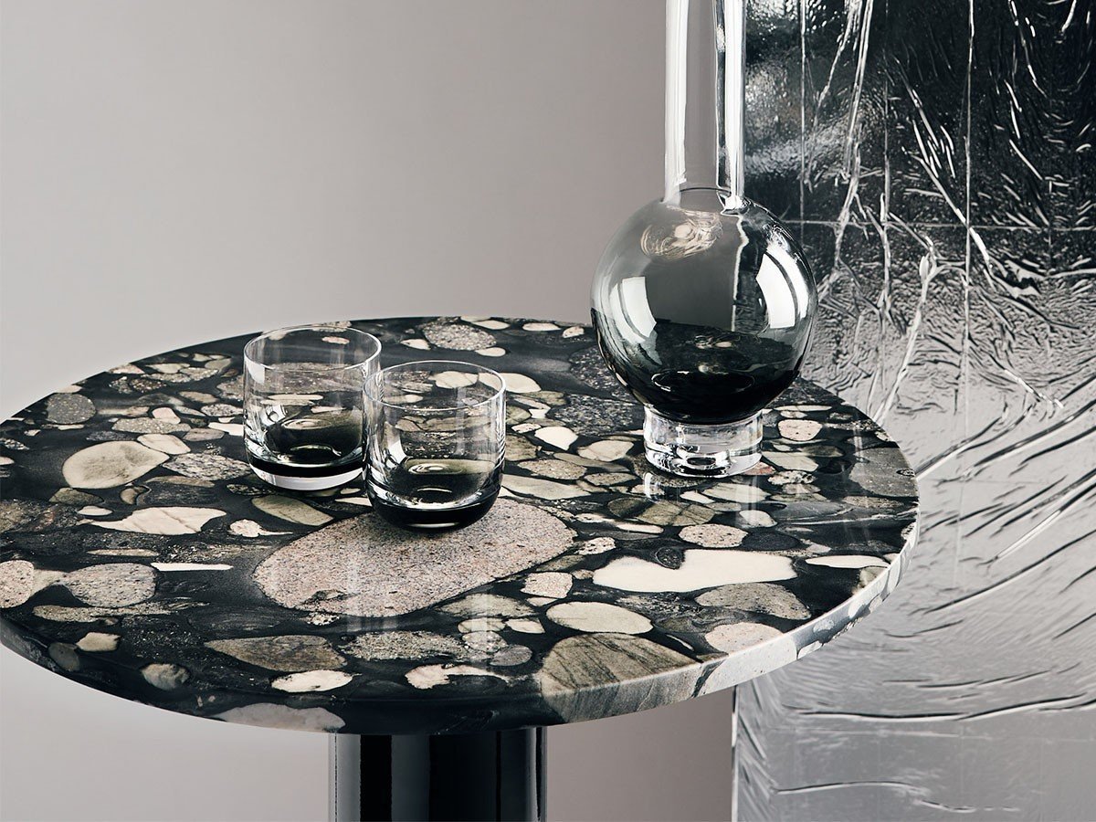 【トム ディクソン/Tom Dixon / GOODS】のTube Base + Pebble Marble Top Round 600 / チューブ ベース + ペブルマーブルトップ ラウンド 600 人気、トレンドファッション・服の通販 founy(ファニー) 　エレガント 上品　Elegant　シンプル　Simple　チューブ　Tube　テーブル　Table　フォルム　Form　ラウンド　Round　ホーム・キャンプ・アウトドア・お取り寄せ　Home,Garden,Outdoor,Camping Gear　家具・インテリア　Furniture　テーブル　Table　カフェテーブル　Cafe Table　other-4|ID: prp329100004021798 ipo3291000000031475967