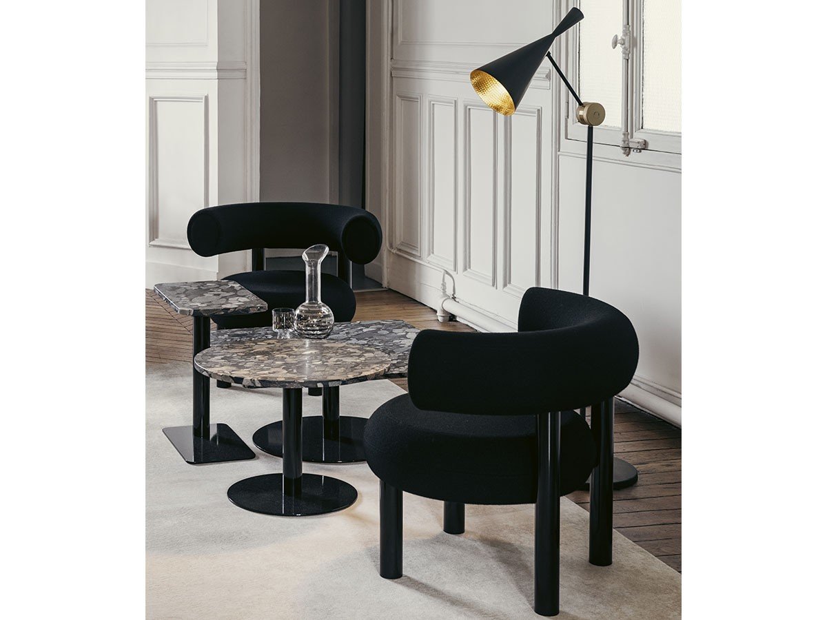 【トム ディクソン/Tom Dixon / GOODS】のPebble Table Circle / ぺブル テーブル サークル(ブラック脚) 人気、トレンドファッション・服の通販 founy(ファニー) 　エレガント 上品　Elegant　サークル　Circle　シンプル　Simple　テーブル　Table　フォルム　Form　ホーム・キャンプ・アウトドア・お取り寄せ　Home,Garden,Outdoor,Camping Gear　家具・インテリア　Furniture　テーブル　Table　サイドテーブル・小テーブル　Side Table/Small Table　other-3|ID: prp329100004021802 ipo3291000000031475981