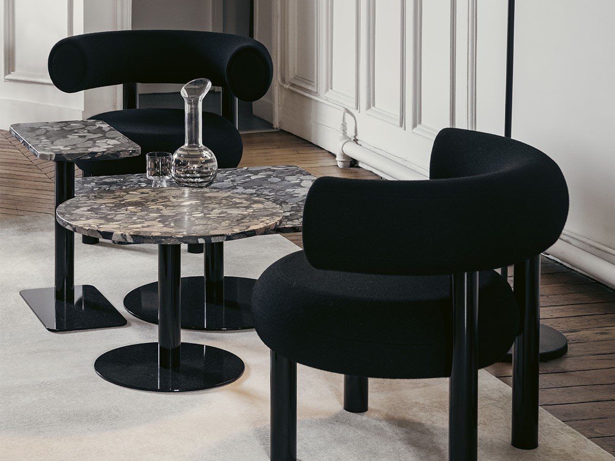 【トム ディクソン/Tom Dixon / GOODS】のPebble Table Circle / ぺブル テーブル サークル(ブラック脚) 人気、トレンドファッション・服の通販 founy(ファニー) 　エレガント 上品　Elegant　サークル　Circle　シンプル　Simple　テーブル　Table　フォルム　Form　ホーム・キャンプ・アウトドア・お取り寄せ　Home,Garden,Outdoor,Camping Gear　家具・インテリア　Furniture　テーブル　Table　サイドテーブル・小テーブル　Side Table/Small Table　other-4|ID: prp329100004021802 ipo3291000000031475982