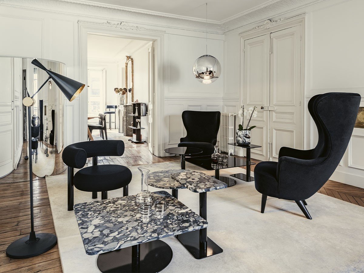 【トム ディクソン/Tom Dixon / GOODS】のPebble Table Rectangle / ぺブル テーブル レクタングル(ブラック脚) 人気、トレンドファッション・服の通販 founy(ファニー) 　コンパクト　Compact　スマート　Smart　テーブル　Table　ホーム・キャンプ・アウトドア・お取り寄せ　Home,Garden,Outdoor,Camping Gear　家具・インテリア　Furniture　テーブル　Table　サイドテーブル・小テーブル　Side Table/Small Table　other-2|ID: prp329100004021804 ipo3291000000031475985
