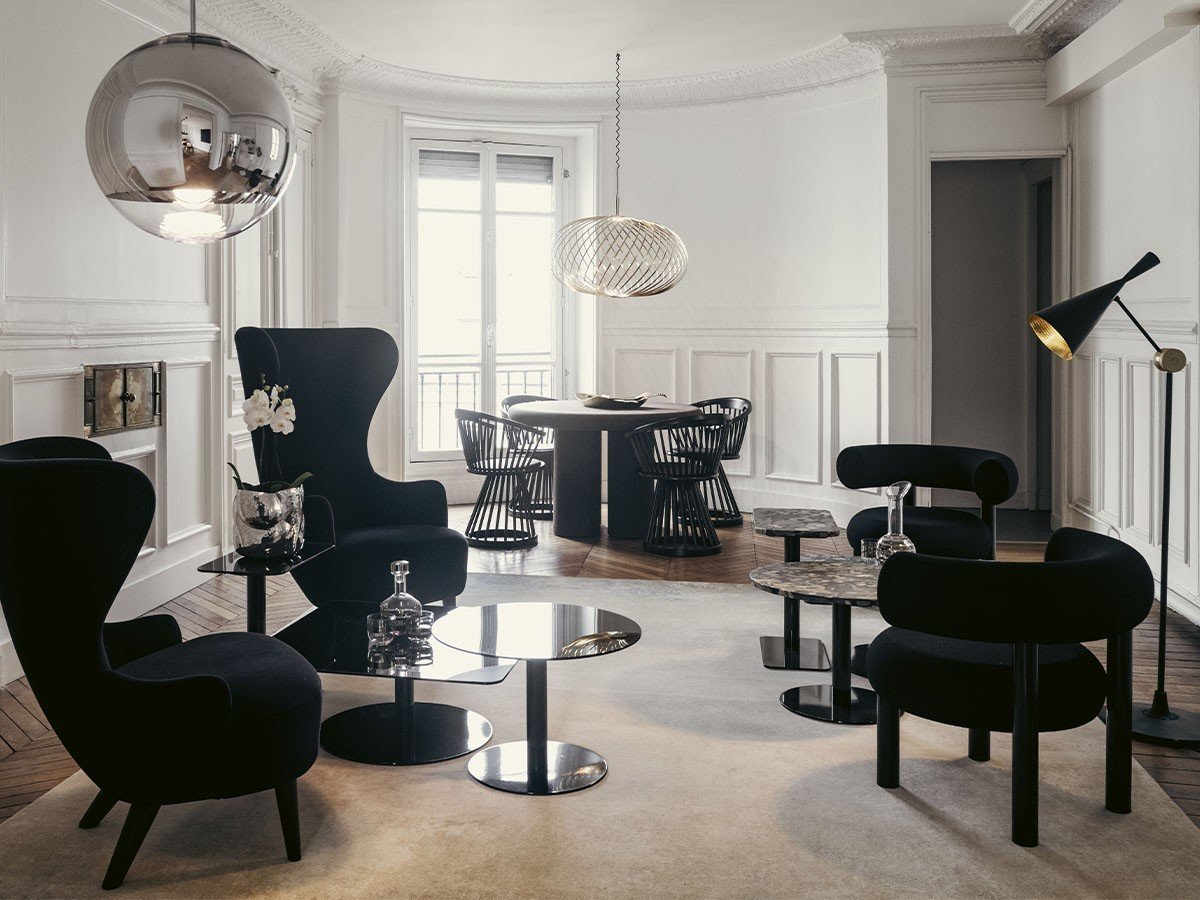 【トム ディクソン/Tom Dixon / GOODS】のPebble Table Rectangle / ぺブル テーブル レクタングル(ブラック脚) 人気、トレンドファッション・服の通販 founy(ファニー) 　コンパクト　Compact　スマート　Smart　テーブル　Table　ホーム・キャンプ・アウトドア・お取り寄せ　Home,Garden,Outdoor,Camping Gear　家具・インテリア　Furniture　テーブル　Table　サイドテーブル・小テーブル　Side Table/Small Table　other-3|ID: prp329100004021804 ipo3291000000031475986