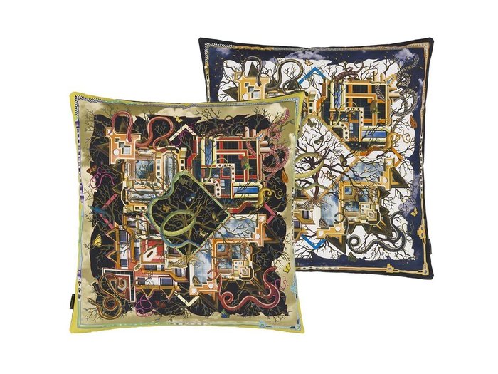 【デザイナーズ ギルド/DESIGNERS GUILD / GOODS】のChristian Lacroix Archeologie Mosaique Cushion / クリスチャンラクロワ アルケオロジー モザイク クッション 55 × 55cm インテリア・キッズ・メンズ・レディースファッション・服の通販 founy(ファニー) https://founy.com/ 送料無料 Free Shipping クッション Cushion サテン Satin ファブリック Fabric フェザー Feather プリント Print モザイク Mosaic ホーム・キャンプ・アウトドア・お取り寄せ Home,Garden,Outdoor,Camping Gear 家具・インテリア Furniture その他 インテリア雑貨、家具 Furniture, Interior, Others |ID: prp329100004025283 ipo3291000000026716560