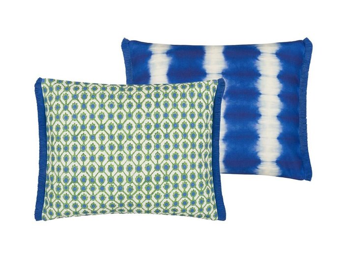 【デザイナーズ ギルド/DESIGNERS GUILD / GOODS】のJaal Cushion / ジャル クッション 60 × 45cm(エメラルド) インテリア・キッズ・メンズ・レディースファッション・服の通販 founy(ファニー) https://founy.com/ 送料無料 Free Shipping アクリル Acrylic クッション Cushion ストライプ Stripe パターン Pattern フェザー Feather フリンジ Fringe プリント Print ホーム・キャンプ・アウトドア・お取り寄せ Home,Garden,Outdoor,Camping Gear 家具・インテリア Furniture その他 インテリア雑貨、家具 Furniture, Interior, Others |ID: prp329100004025288 ipo3291000000026716578