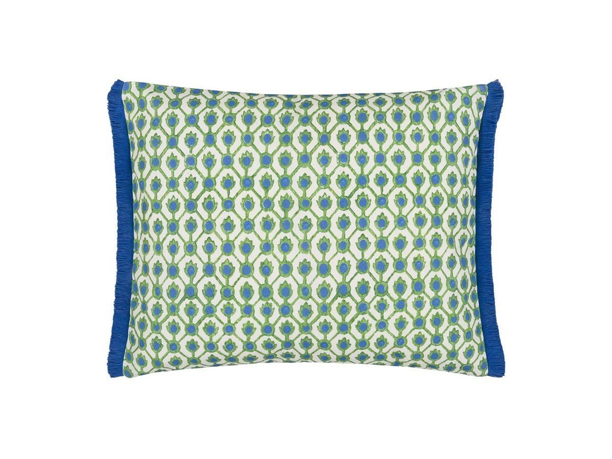 【デザイナーズ ギルド/DESIGNERS GUILD / GOODS】のJaal Cushion / ジャル クッション 60 × 45cm(エメラルド) インテリア・キッズ・メンズ・レディースファッション・服の通販 founy(ファニー) 送料無料 Free Shipping アクリル Acrylic Material クッション Cushion, Throw Pillow ストライプ Stripe, Striped Pattern パターン Pattern, Design Print フェザー Feather, Feather Detail フリンジ Fringe, Tassel プリント Print, Printed Pattern ホーム・キャンプ・アウトドア・お取り寄せ Home Living / Home & Lifestyle / Camping Gear / Outdoor Camping 家具・インテリア Home Furniture & Interior. Stylish & Functional Living Spaces その他 インテリア雑貨、家具 Home Decor & Furniture Extras |ID: prp329100004025288 ipo3291000000035326013