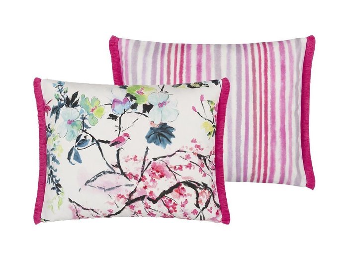 【デザイナーズ ギルド/DESIGNERS GUILD / GOODS】のChinoiserie Flower Cushion / シノワズリ フラワー クッション 60 × 45cm(ピオニー) インテリア・キッズ・メンズ・レディースファッション・服の通販 founy(ファニー) https://founy.com/ 送料無料 Free Shipping アクリル Acrylic クッション Cushion ストライプ Stripe パターン Pattern フェザー Feather フラワー Flower フリンジ Fringe プリント Print ホーム・キャンプ・アウトドア・お取り寄せ Home,Garden,Outdoor,Camping Gear 家具・インテリア Furniture その他 インテリア雑貨、家具 Furniture, Interior, Others |ID: prp329100004025290 ipo3291000000026716586