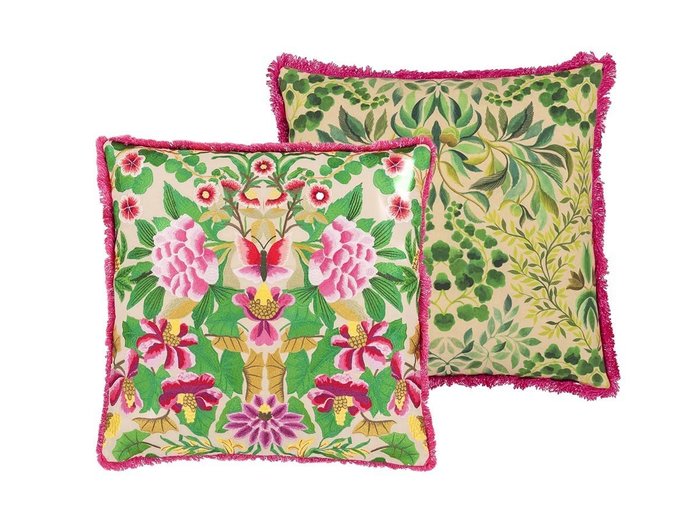 【デザイナーズ ギルド/DESIGNERS GUILD / GOODS】のIkebana Damask Embroidered Cushion / イケバナ ダマスク エンブロイダード クッション 50 × 50cm(フューシャ) インテリア・キッズ・メンズ・レディースファッション・服の通販 founy(ファニー) https://founy.com/ 送料無料 Free Shipping クッション Cushion パターン Pattern フェザー Feather フリンジ Fringe プリント Print ベルベット Velvet ホーム・キャンプ・アウトドア・お取り寄せ Home,Garden,Outdoor,Camping Gear 家具・インテリア Furniture その他 インテリア雑貨、家具 Furniture, Interior, Others |ID: prp329100004025308 ipo3291000000026716744