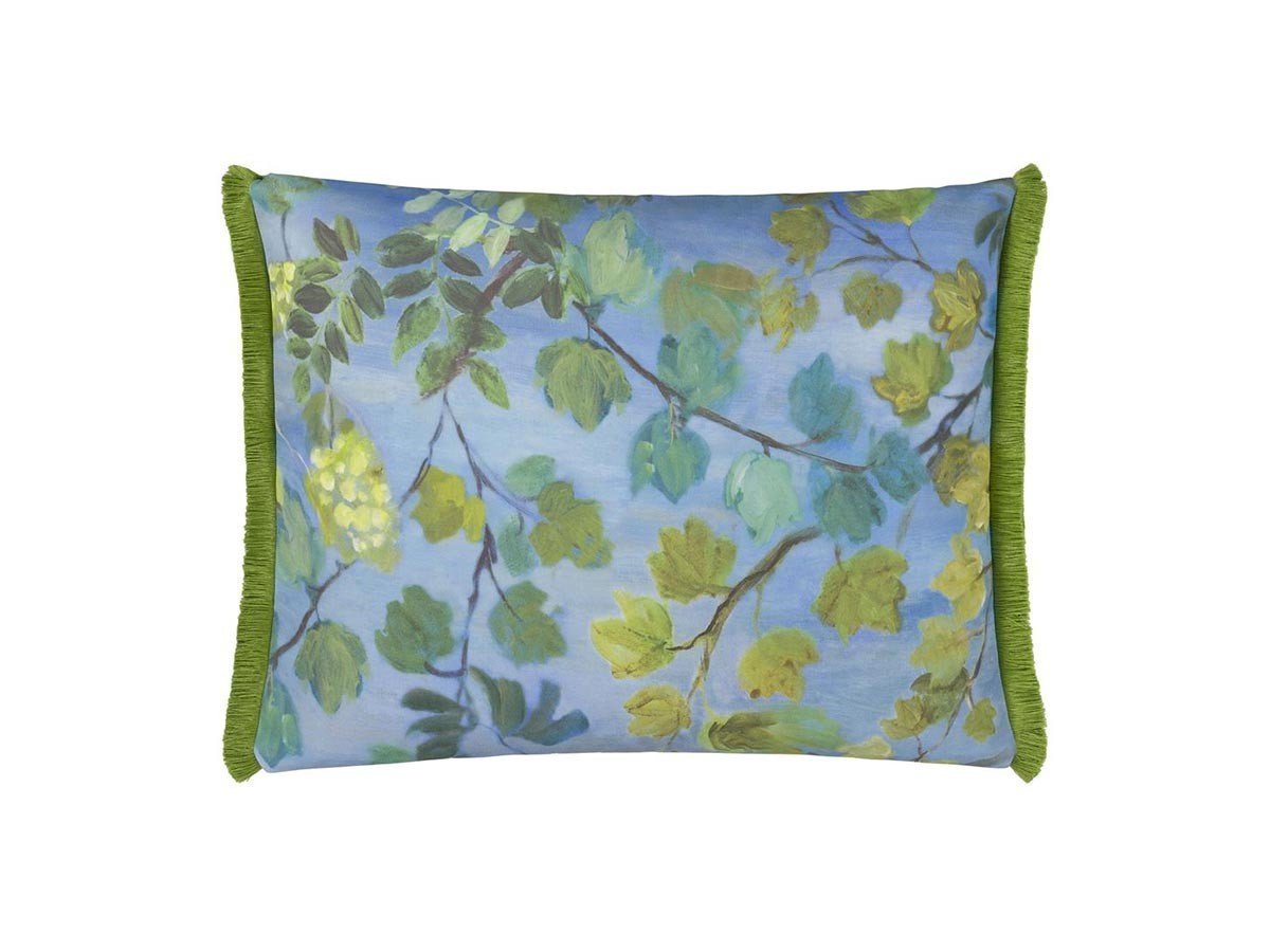 【デザイナーズ ギルド/DESIGNERS GUILD / GOODS】のGiardino Segreto Cushion / ジャルディーノ セグレト クッション 60 × 45cm(コーンフラワー) インテリア・キッズ・メンズ・レディースファッション・服の通販 founy(ファニー) 　送料無料　Free Shipping　アクリル　Acrylic　クッション　Cushion　グラス　Glass　グラデーション　Gradation　パターン　Pattern　フェザー　Feather　フラワー　Flower　フリンジ　Fringe　プリント　Print　ホーム・キャンプ・アウトドア・お取り寄せ　Home,Garden,Outdoor,Camping Gear　家具・インテリア　Furniture　その他 インテリア雑貨、家具　Furniture, Interior, Others　|ID: prp329100004025309 ipo3291000000026716758