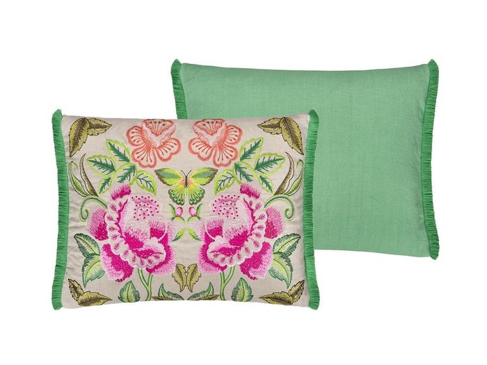 【デザイナーズ ギルド/DESIGNERS GUILD / GOODS】のIsabella Embroidered Cushion / イザベラ エンブロイダード クッション 60 × 45cm インテリア・キッズ・メンズ・レディースファッション・服の通販 founy(ファニー) https://founy.com/ 送料無料 Free Shipping クッション Cushion パターン Pattern フェザー Feather フリンジ Fringe モチーフ Motif リネン Linen 無地 Plain Color ホーム・キャンプ・アウトドア・お取り寄せ Home,Garden,Outdoor,Camping Gear 家具・インテリア Furniture その他 インテリア雑貨、家具 Furniture, Interior, Others |ID: prp329100004025311 ipo3291000000026716779