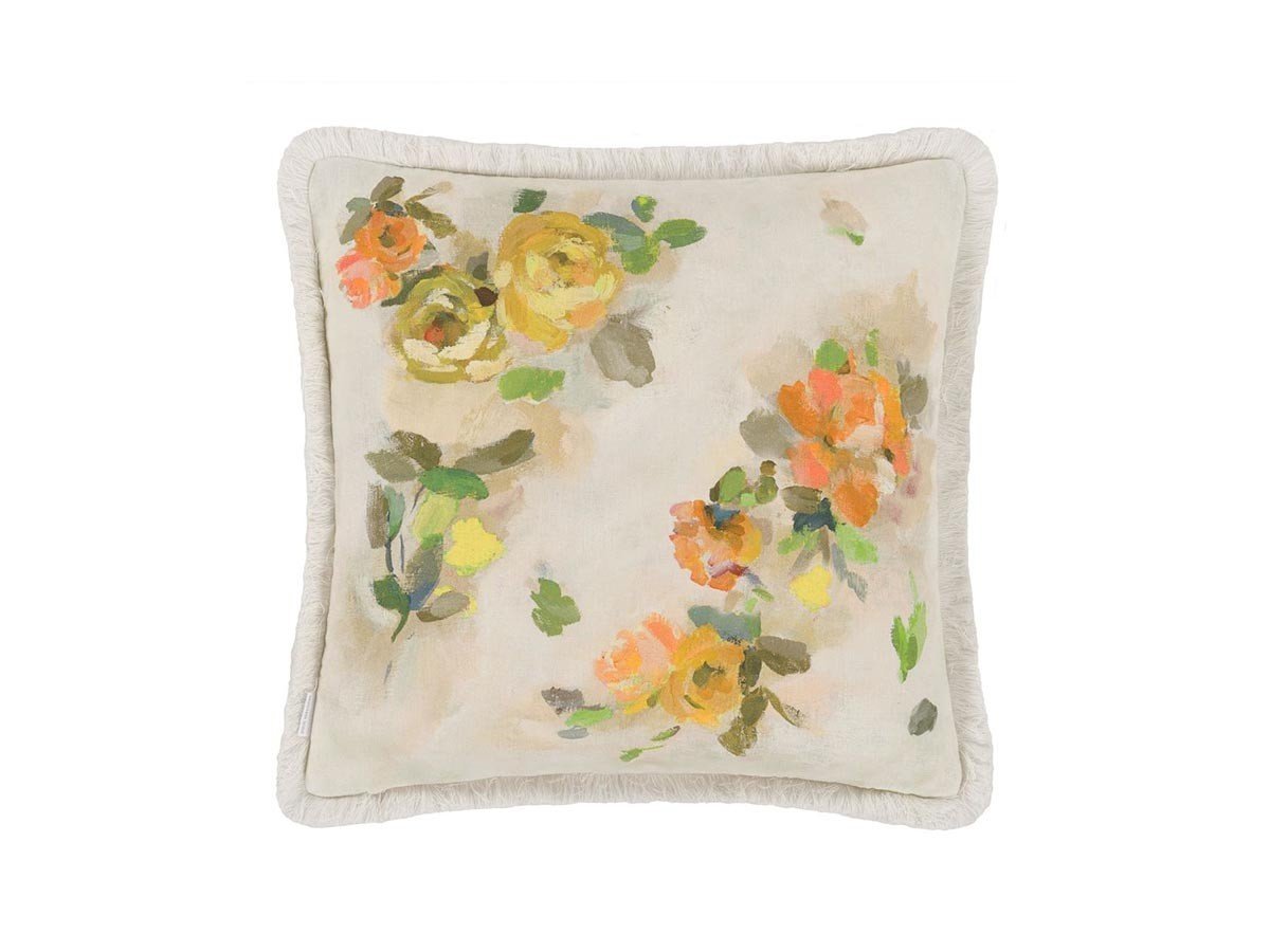 【デザイナーズ ギルド/DESIGNERS GUILD / GOODS】のGiardino di Rose Cushion / ジャルディーノ ディ ローズ クッション 50 × 50cm インテリア・キッズ・メンズ・レディースファッション・服の通販 founy(ファニー) 送料無料 Free Shipping クッション Cushion, Throw Pillow パターン Pattern, Design Print フェザー Feather, Feather Detail フリンジ Fringe, Tassel プリント Print, Printed Pattern リネン Linen, Linen Fabric リバーシブル Reversible, Two-Sided ローズ Rose, Rose Motif ホーム・キャンプ・アウトドア・お取り寄せ Home Living / Home & Lifestyle / Camping Gear / Outdoor Camping 家具・インテリア Home Furniture & Interior. Stylish & Functional Living Spaces その他 インテリア雑貨、家具 Home Decor & Furniture Extras アカシア(裏面)|ID: prp329100004025312 ipo3291000000035326061