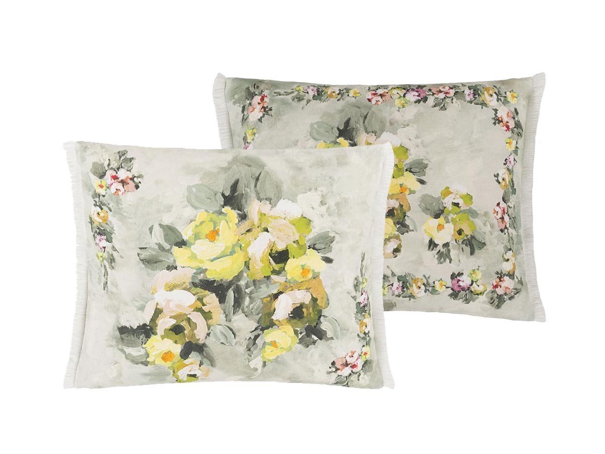 【デザイナーズ ギルド/DESIGNERS GUILD / GOODS】のGhirlanda Cushion / ギルランダ クッション 60 × 45cm 人気、トレンドファッション・服の通販 founy(ファニー) 　送料無料　Free Shipping　クッション　Cushion　パターン　Pattern　フェザー　Feather　フリンジ　Fringe　プリント　Print　リネン　Linen　ホーム・キャンプ・アウトドア・お取り寄せ　Home,Garden,Outdoor,Camping Gear　家具・インテリア　Home Furniture & Interior. Stylish & Functional Living Spaces　その他 インテリア雑貨、家具　Furniture, Interior, Others　other-2|ID: prp329100004025313 ipo3291000000031475372