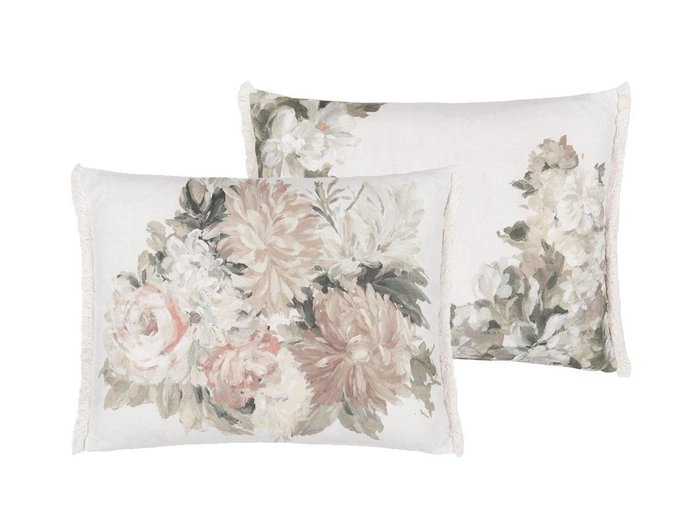 【デザイナーズ ギルド/DESIGNERS GUILD / GOODS】のFleurs d Artistes Cushion / フルール ダーティスト クッション 60 × 45cm(セピア) インテリア・キッズ・メンズ・レディースファッション・服の通販 founy(ファニー) https://founy.com/ 送料無料 Free Shipping クッション Cushion パターン Pattern フェザー Feather フリンジ Fringe プリント Print 手描き Hand Drawn ホーム・キャンプ・アウトドア・お取り寄せ Home,Garden,Outdoor,Camping Gear 家具・インテリア Furniture その他 インテリア雑貨、家具 Furniture, Interior, Others |ID: prp329100004025315 ipo3291000000026716831