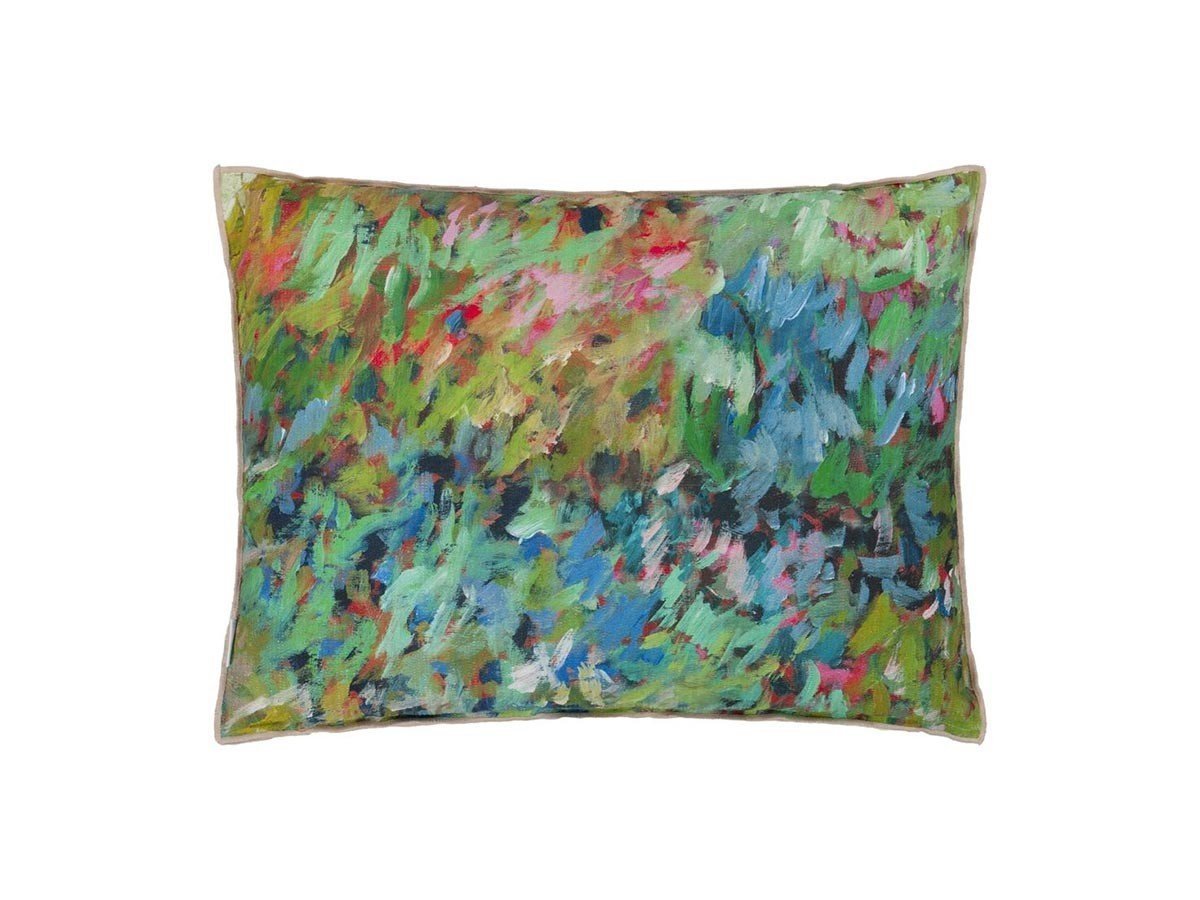 【デザイナーズ ギルド/DESIGNERS GUILD / GOODS】のForet Impressionniste Cushion / フォレ アンプレッショニスト クッション 60 × 45cm(フォレスト) インテリア・キッズ・メンズ・レディースファッション・服の通販 founy(ファニー) 　送料無料　Free Shipping　キャンバス　Canvas, Canvas Fabric　クッション　Cushion, Throw Pillow　パターン　Pattern, Design Print　フェザー　Feather, Feather Detail　プリント　Print, Printed Pattern　ホーム・キャンプ・アウトドア・お取り寄せ　Home Living / Home & Lifestyle / Camping Gear / Outdoor Camping　家具・インテリア　Home Furniture & Interior. Stylish & Functional Living Spaces　その他 インテリア雑貨、家具　Home Decor & Furniture Extras　|ID: prp329100004025318 ipo3291000000035326089