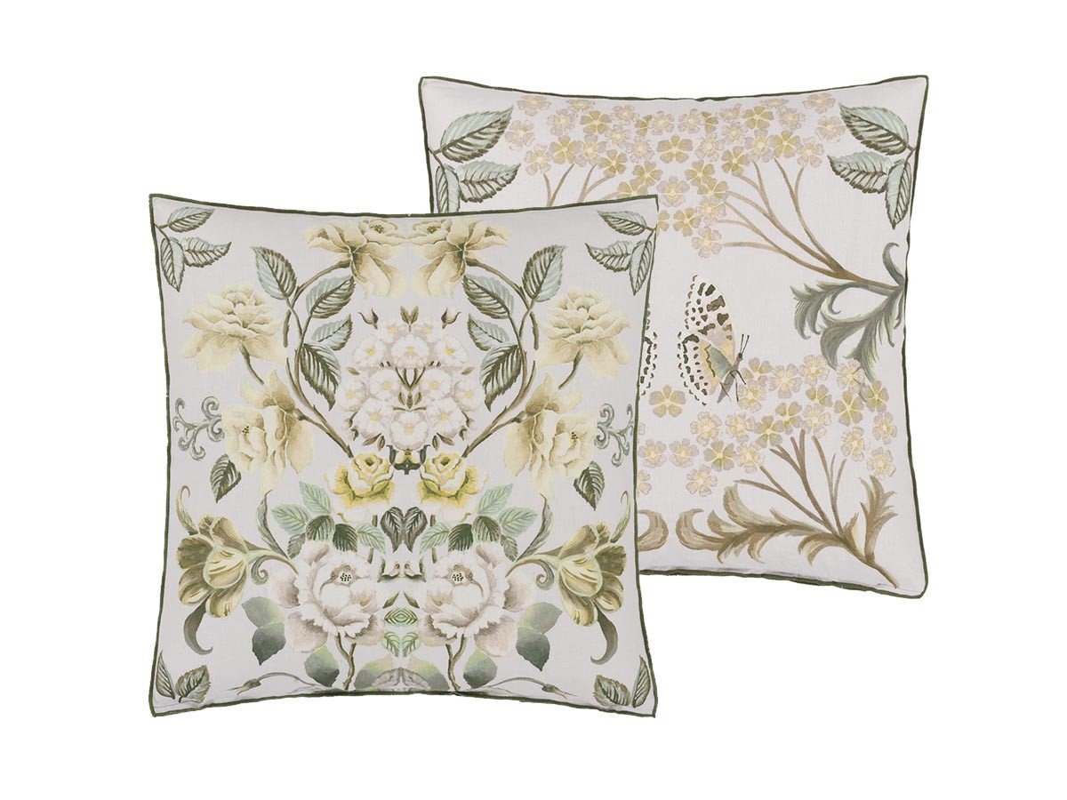 【デザイナーズ ギルド/DESIGNERS GUILD / GOODS】のEleonora Cushion / エレオノラ クッション 55 × 55cm インテリア・キッズ・メンズ・レディースファッション・服の通販 founy(ファニー) 　送料無料　Free Shipping　エレガント 上品　Elegant　クッション　Cushion　パターン　Pattern　フェザー　Feather　プリント　Print　モダン　Modern　リネン　Linen　春　Spring　ホーム・キャンプ・アウトドア・お取り寄せ　Home,Garden,Outdoor,Camping Gear　家具・インテリア　Home Furniture & Interior. Stylish & Functional Living Spaces　その他 インテリア雑貨、家具　Furniture, Interior, Others　カメオ|ID: prp329100004025325 ipo3291000000030173564