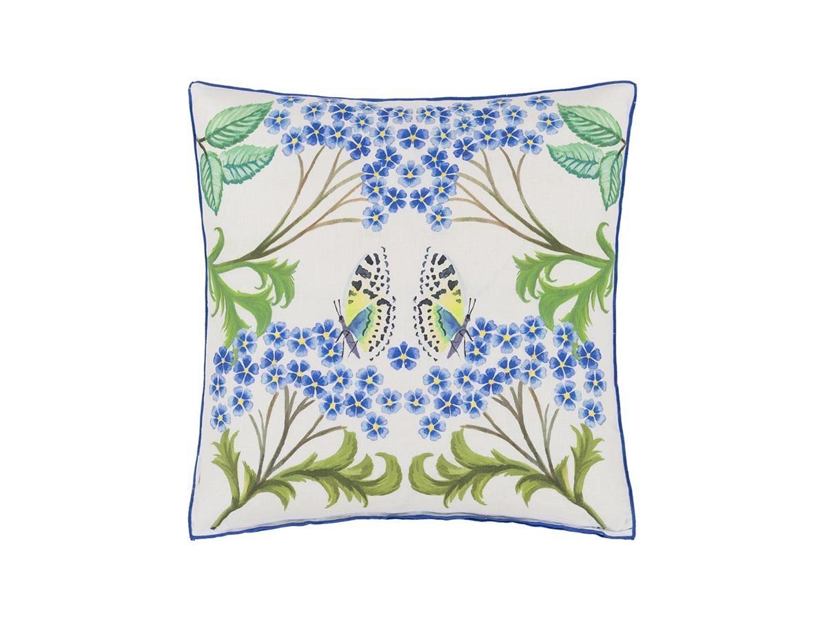 【デザイナーズ ギルド/DESIGNERS GUILD / GOODS】のEleonora Cushion / エレオノラ クッション 55 × 55cm インテリア・キッズ・メンズ・レディースファッション・服の通販 founy(ファニー) 　送料無料　Free Shipping　エレガント 上品　Elegant　クッション　Cushion　パターン　Pattern　フェザー　Feather　プリント　Print　モダン　Modern　リネン　Linen　春　Spring　ホーム・キャンプ・アウトドア・お取り寄せ　Home,Garden,Outdoor,Camping Gear　家具・インテリア　Home Furniture & Interior. Stylish & Functional Living Spaces　その他 インテリア雑貨、家具　Furniture, Interior, Others　コバルト(裏面)|ID: prp329100004025325 ipo3291000000030173567
