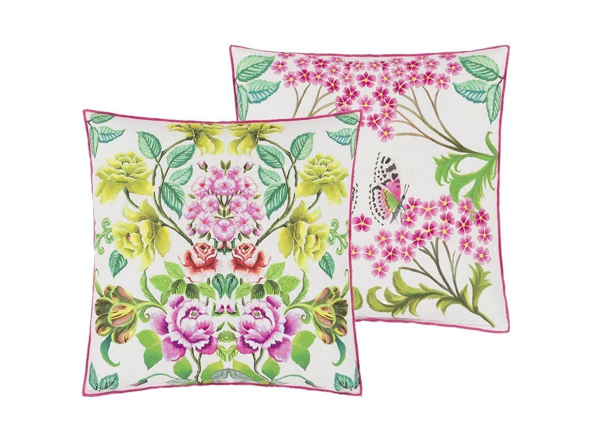 【デザイナーズ ギルド/DESIGNERS GUILD / GOODS】のEleonora Cushion / エレオノラ クッション 55 × 55cm インテリア・キッズ・メンズ・レディースファッション・服の通販 founy(ファニー) 　送料無料　Free Shipping　エレガント 上品　Elegant　クッション　Cushion, Throw Pillow　パターン　Pattern, Design Print　フェザー　Feather, Feather Detail　プリント　Print, Printed Pattern　モダン　Modern, Contemporary　リネン　Linen, Linen Fabric　春　Spring　ホーム・キャンプ・アウトドア・お取り寄せ　Home Living / Home & Lifestyle / Camping Gear / Outdoor Camping　家具・インテリア　Home Furniture & Interior. Stylish & Functional Living Spaces　その他 インテリア雑貨、家具　Home Decor & Furniture Extras　フューシャ|ID: prp329100004025325 ipo3291000000035326128