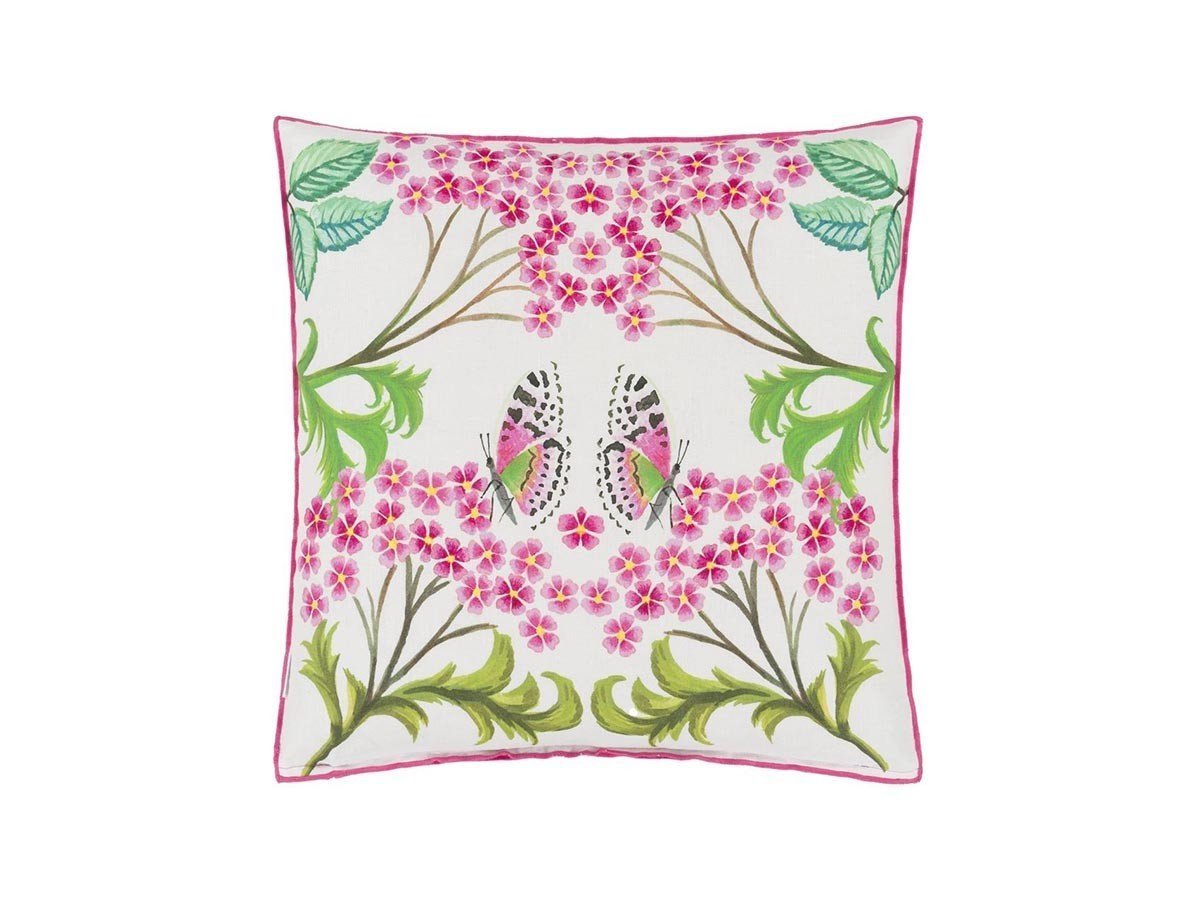 【デザイナーズ ギルド/DESIGNERS GUILD / GOODS】のEleonora Cushion / エレオノラ クッション 55 × 55cm インテリア・キッズ・メンズ・レディースファッション・服の通販 founy(ファニー) 　送料無料　Free Shipping　エレガント 上品　Elegant　クッション　Cushion, Throw Pillow　パターン　Pattern, Design Print　フェザー　Feather, Feather Detail　プリント　Print, Printed Pattern　モダン　Modern, Contemporary　リネン　Linen, Linen Fabric　春　Spring　ホーム・キャンプ・アウトドア・お取り寄せ　Home Living / Home & Lifestyle / Camping Gear / Outdoor Camping　家具・インテリア　Home Furniture & Interior. Stylish & Functional Living Spaces　その他 インテリア雑貨、家具　Home Decor & Furniture Extras　フューシャ(裏面)|ID: prp329100004025325 ipo3291000000035326134