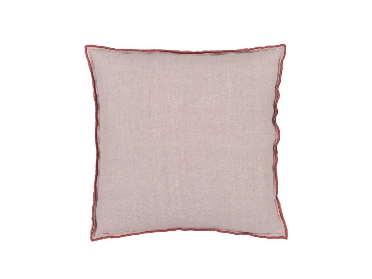 【デザイナーズ ギルド/DESIGNERS GUILD / GOODS】のBrera Lino Cushion / ブレラ リノ クッション 43 × 43cm インテリア・キッズ・メンズ・レディースファッション・服の通販 founy(ファニー) 　送料無料　Free Shipping　クッション　Cushion, Throw Pillow　パターン　Pattern, Design Print　フェザー　Feather, Feather Detail　リネン　Linen, Linen Fabric　ホーム・キャンプ・アウトドア・お取り寄せ　Home Living / Home & Lifestyle / Camping Gear / Outdoor Camping　家具・インテリア　Home Furniture & Interior. Stylish & Functional Living Spaces　その他 インテリア雑貨、家具　Home Decor & Furniture Extras　ダマスクローズ & トラバーチン(裏面)|ID: prp329100004025344 ipo3291000000035326244