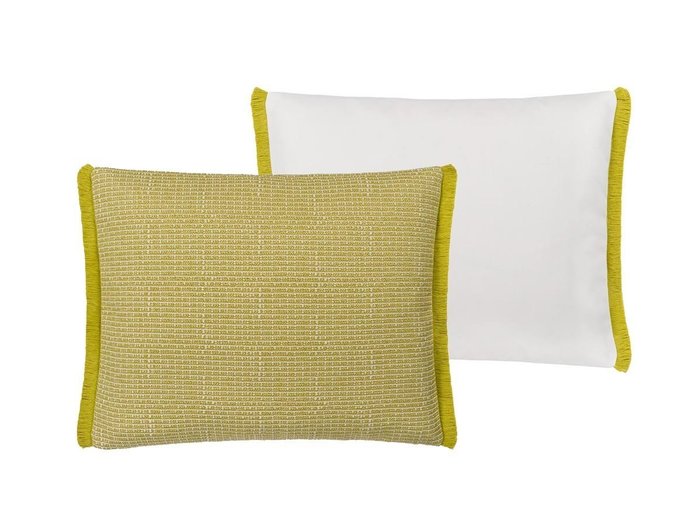 【デザイナーズ ギルド/DESIGNERS GUILD / GOODS】のPompano Cushion / ポンパノ クッション 60 × 45cm インテリア・キッズ・メンズ・レディースファッション・服の通販 founy(ファニー) https://founy.com/ 送料無料 Free Shipping キャンバス Canvas クッション Cushion ジャカード Jacquard パターン Pattern フェザー Feather フリンジ Fringe リバーシブル Reversible ホーム・キャンプ・アウトドア・お取り寄せ Home,Garden,Outdoor,Camping Gear 家具・インテリア Home Furniture & Interior. Stylish & Functional Living Spaces その他 インテリア雑貨、家具 Furniture, Interior, Others |ID: prp329100004025345 ipo3291000000030173668