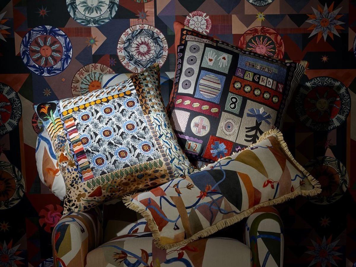 【デザイナーズ ギルド/DESIGNERS GUILD / GOODS】のChristian Lacroix Trinquetaille Terre Cuite Cushion / クリスチャンラクロワ トランクタイユ テール キュイット クッション 60 × 30cm 人気、トレンドファッション・服の通販 founy(ファニー) 　送料無料　Free Shipping　キルティング　Quilting　クッション　Cushion　サテン　Satin　パッチワーク　Patchwork　ファブリック　Fabric　フェザー　Feather　フリンジ　Fringe　プリント　Print　ラフィア　Raffia　リネン　Linen　ホーム・キャンプ・アウトドア・お取り寄せ　Home,Garden,Outdoor,Camping Gear　家具・インテリア　Home Furniture & Interior. Stylish & Functional Living Spaces　その他 インテリア雑貨、家具　Furniture, Interior, Others　other-3|ID: prp329100004025354 ipo3291000000031475483